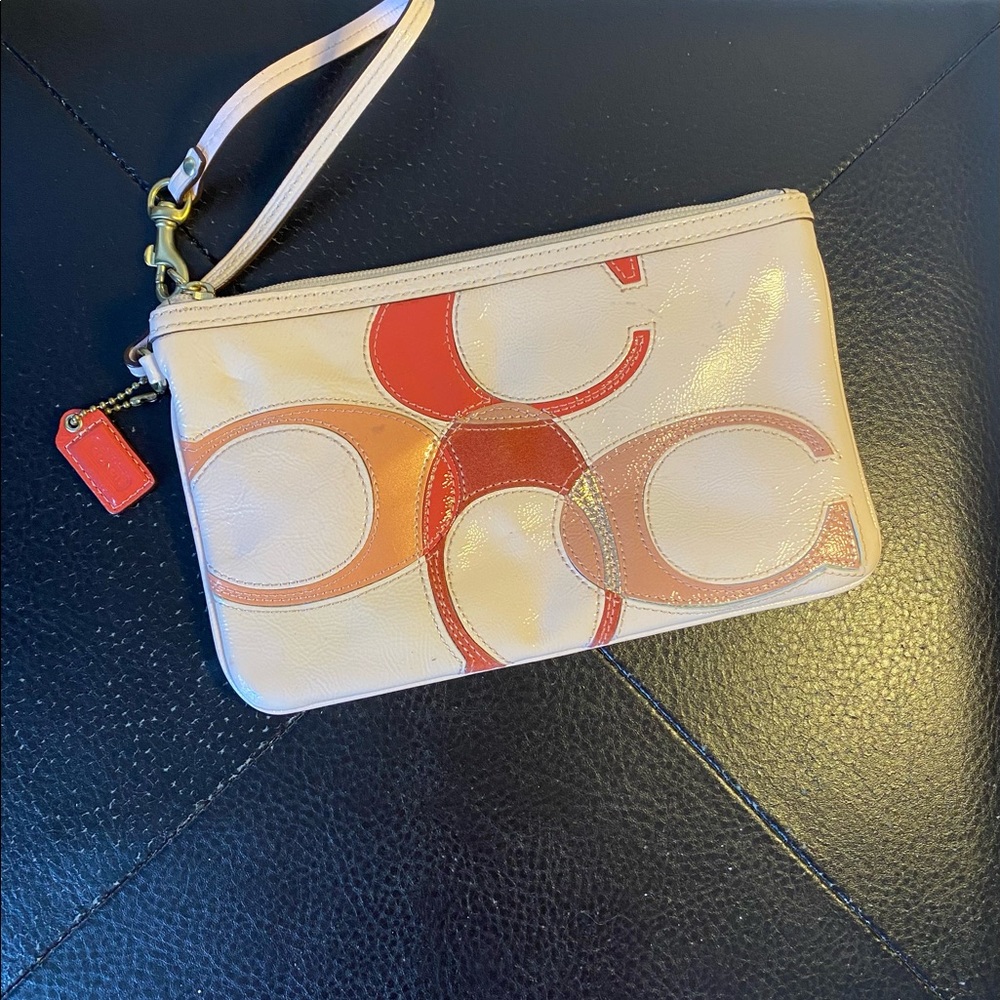 Coach Leather Wristlet